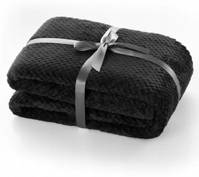 Produktbild von DecoKing Gesteppte Decke Weich Überwurf 170x210 cm Schwarz