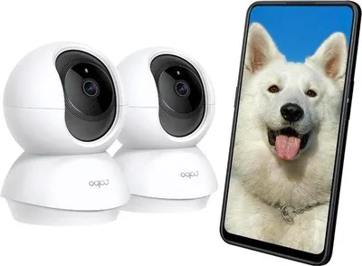 Produktbild von 360-Grad-Innen-Sicherheits-Spotter 1080p-Nachtsichtschaupunkt Bewegungsmelder zweiweg-Audio-Überwachung für Eltern und Kleintiere 2er-Pack C200 mit Alexa und Google Assistant Unterstützung