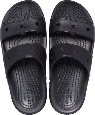 Produktbild von Crocs Uni Erwachsene Classic Crocs Sandal Sandalen, Black, 48/49 EU