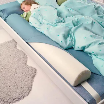 Zdjęcie produktu dla Barierka zabezpieczająca do łóżka dziecięcego, 150–180 cm, szafa składana
