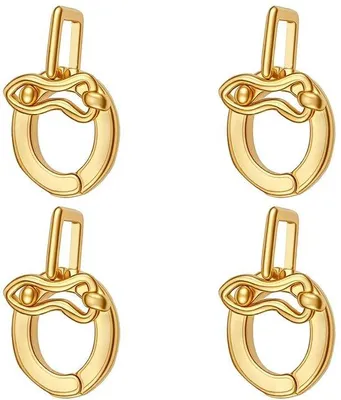 Imagen del producto de Varillas de extensión para joyería, 4 unidades, latón, 14 mm de longitud