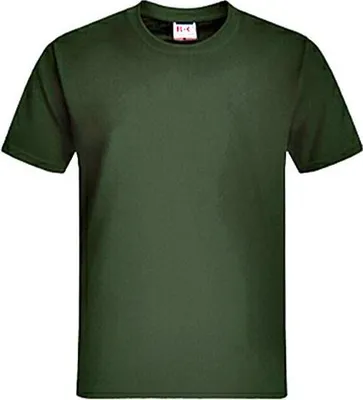 Produktbild von Pelzer T-Shirt aus 100% Baumwolle grün XXL mit Brusttasche und Front-, Rücken- und Schulteraufdruck