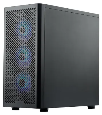 Produktbild von Cooler Master Elite 502, Midi Tower, PC, Schwarz, ATX, EATX, ITX, micro ATX, Stahl, Gaming
