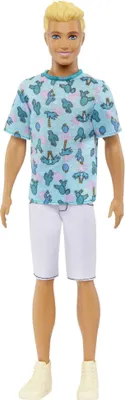 Zdjęcie produktu dla Barbie - Ken - Niebieska koszulka z nadrukiem - Blondynka