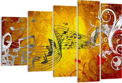 Produktbild von Bild auf Leinwand - Leinwandbild - Musik Konzert Spaß Blume - 150x100cm - Wand Bild - Wanddeko - Leinwanddruck - Bilder - Kunstdruck - Wanddekoration - Leinwand bilder - Wandkunst - EG150x100-1964