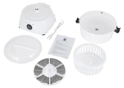 Produktbild von Elektrischer Kartoffelschäler, 85W Leistung, reiner Kupfermotor, WEISS