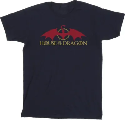 Produktbild von Game Of Thrones: House Of The Dragon - T-Shirt für Herren BI28858 (4XL) (Marineblau)