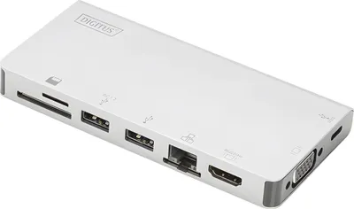 Produktbild von DIGITUS USB Type-C Multiport Travel Dock 8-Port
