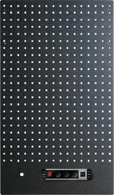 Produktbild von VAR Werkzeuglochwand MO-52230 mit Steckdose 1200 x 600 mm - flexible Organisa...