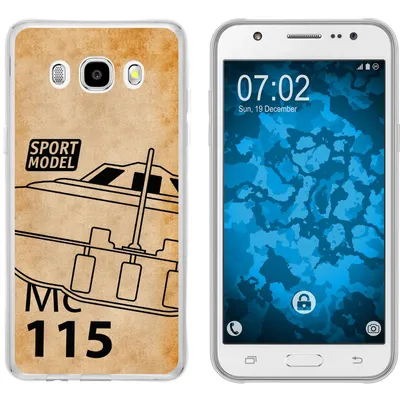 Produktbild von PhoneNatic Case kompatibel mit Samsung Galaxy J5 (2016) J510 Silikon-Hülle Space U.F.O. M1