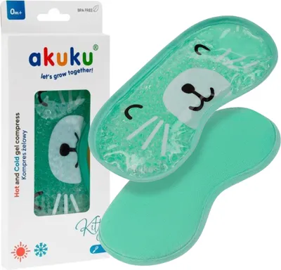 Image de Compresse gel froid/chaud Akuku Kitty