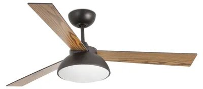 Immagine prodotto di Ventilatore da soffitto a risparmio energetico con illuminazione a LED e telecomando Rodas marrone 132 cm