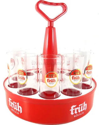 Produktbild von Früh Kölschkranz 11er + 11x Früh Biergläser 0,3 liter
