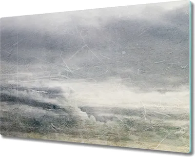 Produktbild von Glas-Herdabdeckplatte Glaskeramikfeldabdeckung Spritzschutz - 80x52 cm - Himmel Kunst Malerei