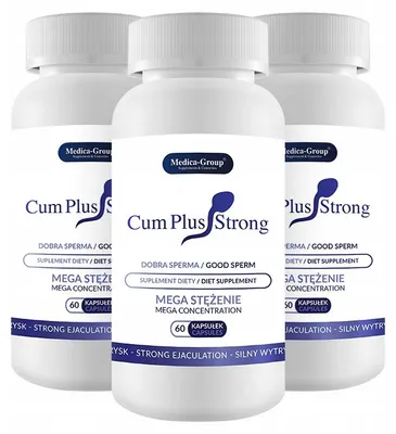 Productafbeelding van Cum Plus Strong voedingssupplement voor mannen, 60 capsules