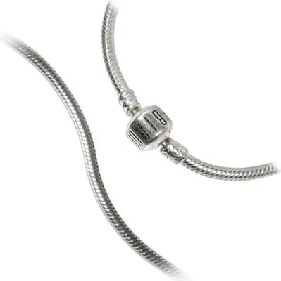 Produktbild von Carlo Biagi 16cm Clip Logo Bead Armband Silber mit extra Clip BRCS16