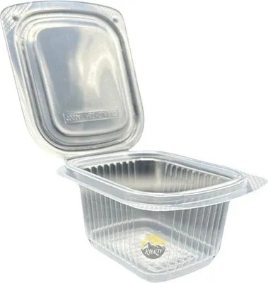 Produktbild von Famanu Lebensmittelbehälter 375ml - Wiederverwendbare & Spülmaschinenfeste Salat- und Soßenschalen - 50 Stück