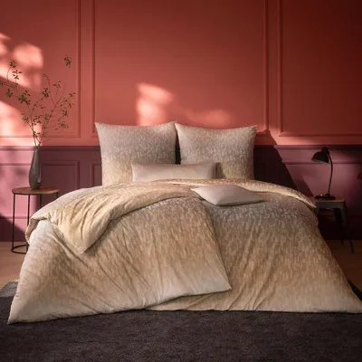 Produktbild von Estella Interlock Jersey Bettwäsche Viktor 6369-320 Karamel 135x200