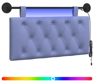 Produktbild von Hängendes Kopfteil Mit LED Licht Jeans blau Stoff
