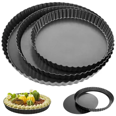 Immagine prodotto di Set di 3 piatti rotondi per pizza, diametro 22/26/30 cm
