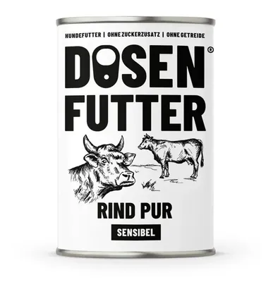 Produktbild von Schnauze & Co. Dosenfutter Rind pur Sensible 6 x 800g