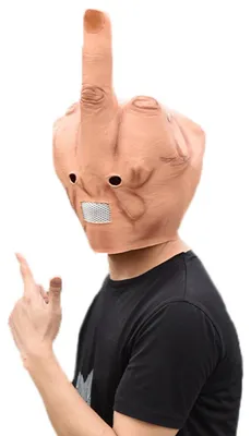 Produktbild von Halloween Kostüm Latexmaske in Mittelhandform