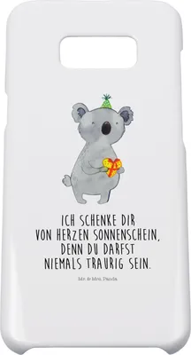 Produktbild von Mr. & Mrs. Panda Samsung Galaxy S8 plus Handyhülle  Koala Geschenk - Weiß - Cover, Party, Geburtstag, Hülle, Handy, Case