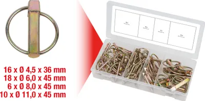 Obrázok produktu pre KS TOOLS Sklápacie rozdeľovacie kolíky 50 ks - 970.0550