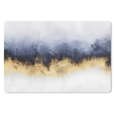Produktbild von MuchoWow® Schreibtischunterlage Abstrakt - Gold - Luxus 60x40 cm - XXL Mauspad - Großes Mauspad