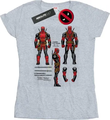 Produktbild von Marvel - T-Shirt für Damen BI17961 (XXL) (Grau)