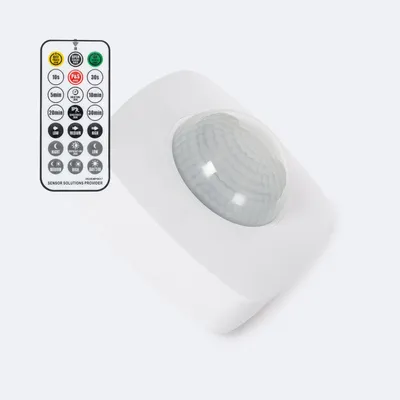 Produktbild von Hochsensibler Bewegungssensor PIR 360º IP65 mit Fernbedienung Weiß