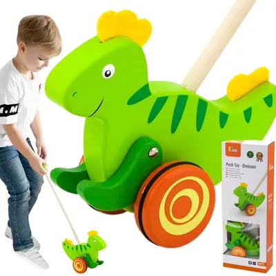 Produktbild von OEM - Viga Toys Holzschieber Dinosaurier