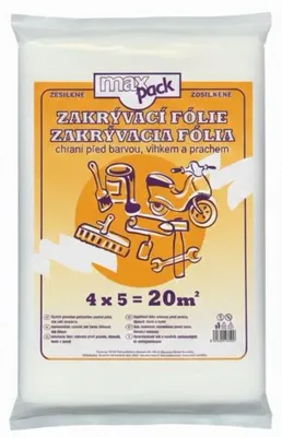 Obrázek produktu pro Fólie zakrývací malířská plachta 4 x 5 m zesílená