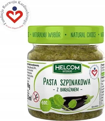 Produktbild von Spinat-Auberginen-Paste 190 g - Helcom
