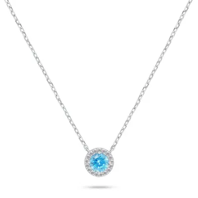 Immagine prodotto di Collana scintillante in argento con zirconi NCL136WAQ