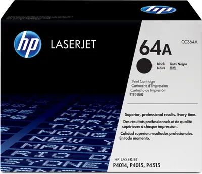 Produktbild von HP 64A Schwarz LaserJet Tonerpatrone