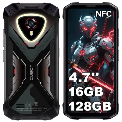 Produktbild von Cubot KingKong Mini 4 Outdoor-Handy, robustes Smartphone mit 4,7 Zoll, 16/128GB, 4700mAh, NFC, IP68/IP69K, Grau