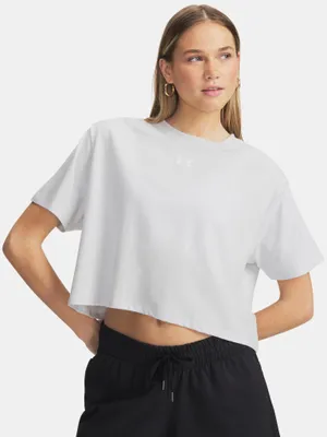 Image de T-shirt Under Armour UA Rival Boxy pour femme, uni, XXL