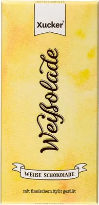 Produktbild von Xucker Weiße Schokolade mit Xylit, 35% Kakao, 80g Tafel