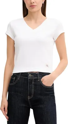 Produktbild von Calvin Klein Jeans T-Shirt Weiß 488142 : Größe - M Größe: M