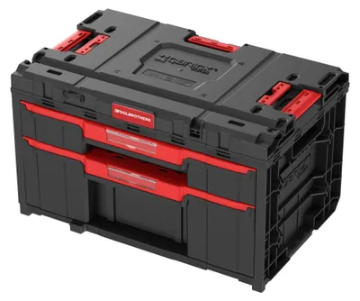 Image de Toolbrothers RHINO XXL Drawer 2 Plus ECO avec deux tiroirs de tailles différentes + séparateurs IP66