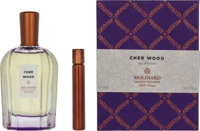 Image de Edp Spray 90ml/Edp Spray 7,5ml Molinard La Collection Privee Cher Wood Giftset