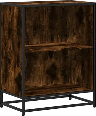 Productafbeelding van vidaXL Boekenkast, gerookt eikenfineer, 60x35x76 cm, houtvezelplaat