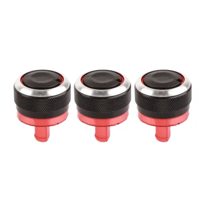 Obrázok produktu pre 3ks Ovládací spínač ventilátora klimatizácie do auta Náhrada tlačidla kúrenia pre Peugeot 206/206+/207