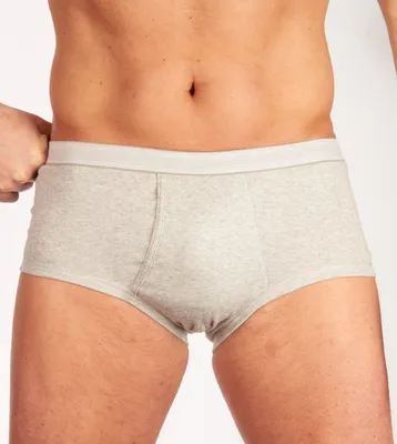 Image de Dulcia slip basic Coton 1-1 rib grey hommes