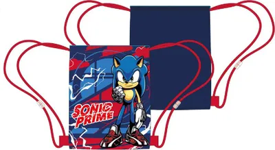 Produktbild von Sonic Sporttasche 40cm Kinder Turnbeutel Prime SEGA Tasche