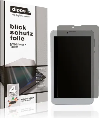 Produktbild von Blickschutzfolie für Garsent 7 Zoll Tablet matt Schutzfolie Folie Display Schutz dipos