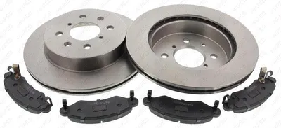 Produktbild von MAPCO Bremsenset Vorne Bremsscheiben Beläge Satz für OPEL AGILA (A) (H00) 253mm