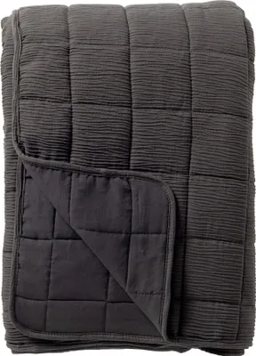 Produktbild von Dutch Decor Tagesdecke Reza 240x260 cm Grau