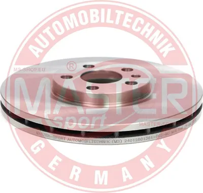 Produktbild von MS 24012801361-PCS-MS Bremsscheibe (1x Stück) Vorderachse für PEUGEOT 807 (EB_)
